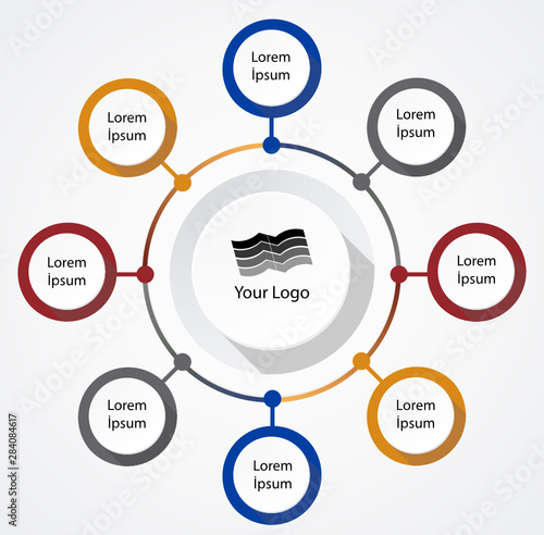 diagram of business success, infographic