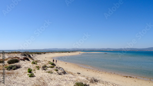 Faro city and natural park Ria Formosa in the south of Portugal