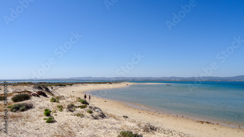 Faro city and natural park Ria Formosa in the south of Portugal