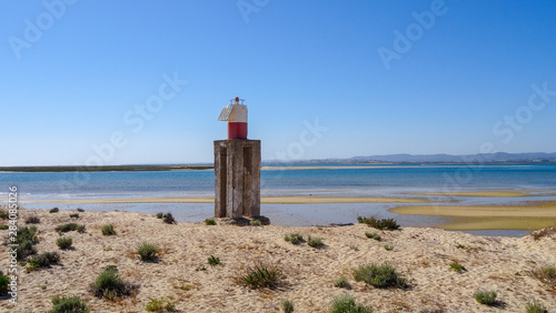 Faro city and natural park Ria Formosa in the south of Portugal