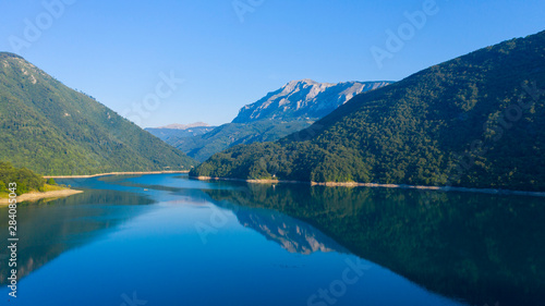 beautiful lake in Montenegro, Tara river, Durmitor- Balkans
