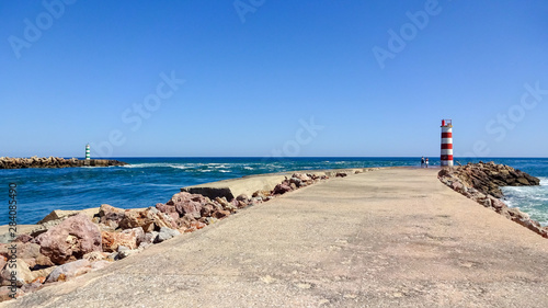 Faro city and natural park Ria Formosa in the south of Portugal
