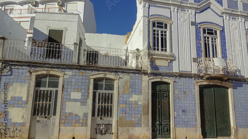 Faro city and natural park Ria Formosa in the south of Portugal