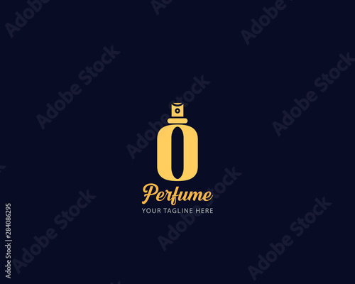Luxury Initial alphabet Letter O  Perfume perfumery logo design vector illustration can be used for cosmetics spray beauty fragrance business eps 10 fully editable