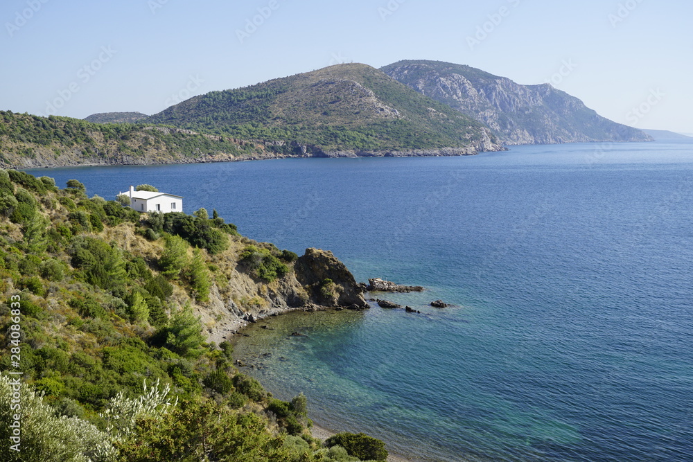 view of the island