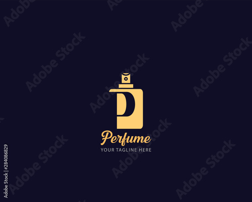 Luxury Initial alphabet Letter P  Perfume perfumery logo design vector illustration can be used for cosmetics spray beauty fragrance business eps 10 fully editable