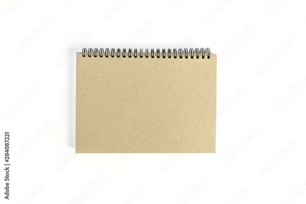 Notebook isolated on white background. Notebook isolated on white background.