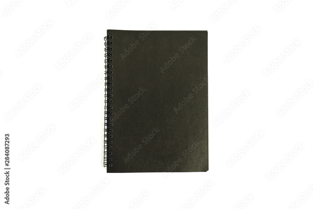 Notebook isolated on white background. Notebook isolated on white background.