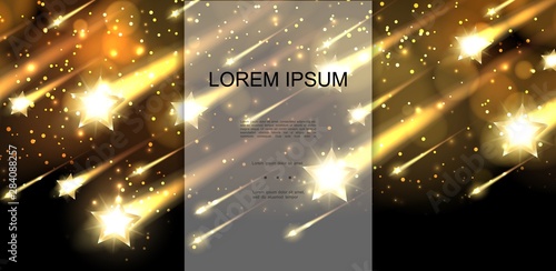 Bright Starry Motion Background