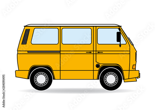 Deutscher Bus Transporter orange