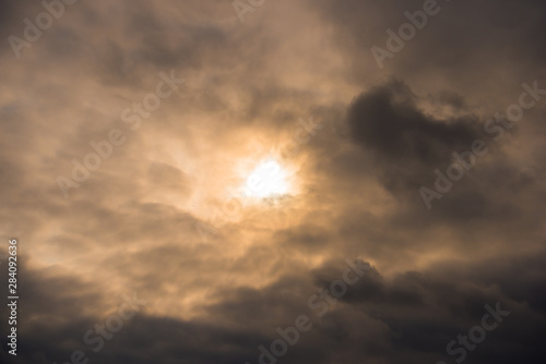 Abstract natural background with clouds