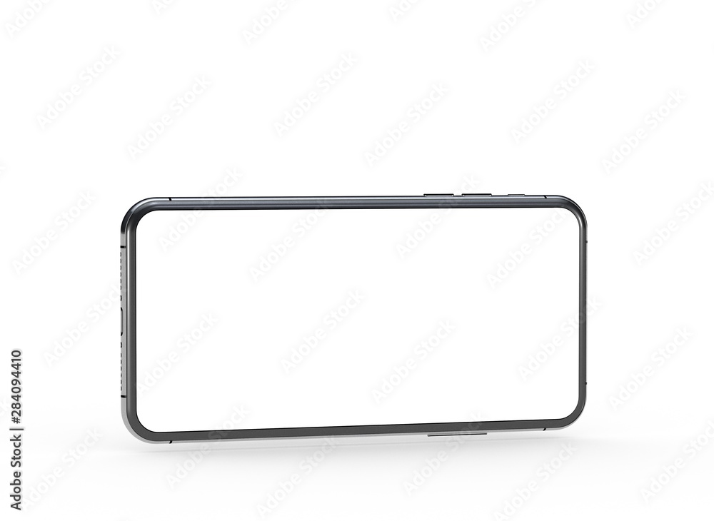 smartphone digital isolated modern white background smartphone digital isolated modern white background