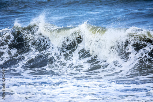 stormy ocean scenery background