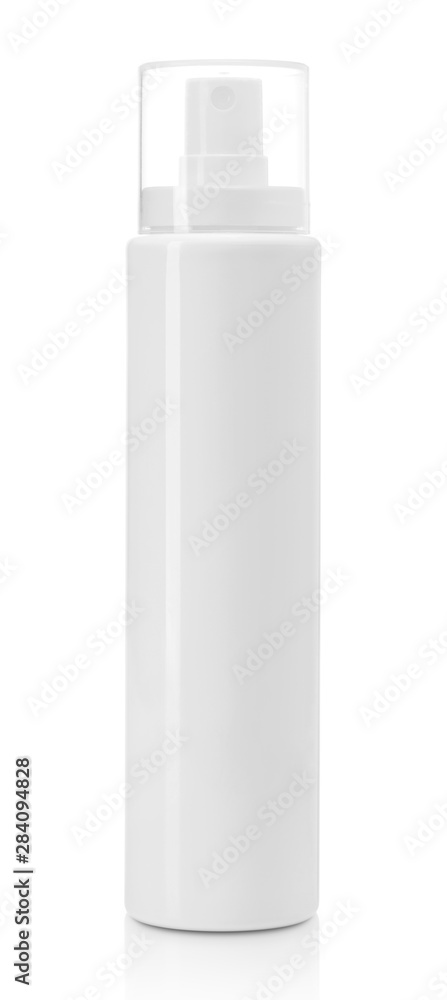 Blank packaging cosmetic plastic bottle isolated with clipping path. Blank packaging cosmetic plastic bottle isolated with clipping path.