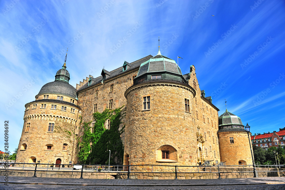 Scenic view of Erebro castle, Sweden