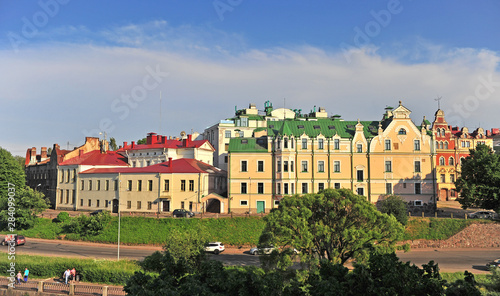 Scenic view of Vyborg old town, Russia
