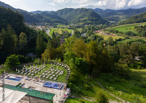 Landscape View of Rimske Toplice, Slovenia