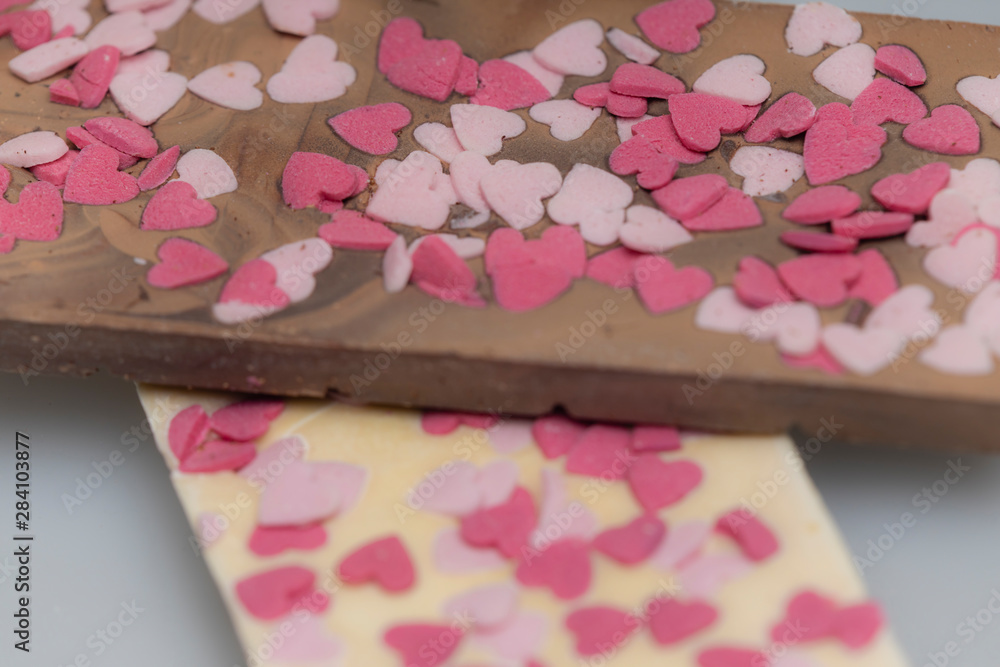 detail of chocolate for Valetine's day detail of chocolate for Valetine's day