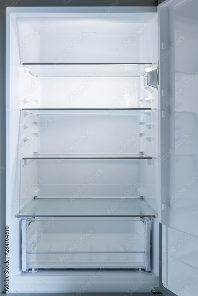 Open empty fridge Open empty fridge