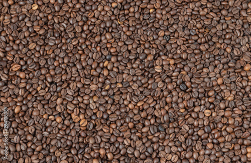  background consisting of roasted coffee beans