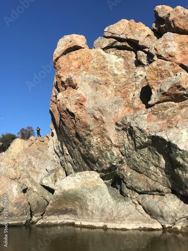 rocks and sky