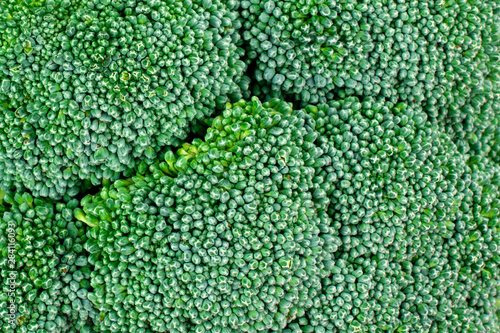 Healthy fresh food background. Macro texture of broccoli