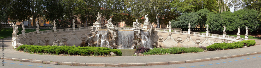 torino, fontana dei dodici mesi, italia, turin city, fountain of twelve months, italy