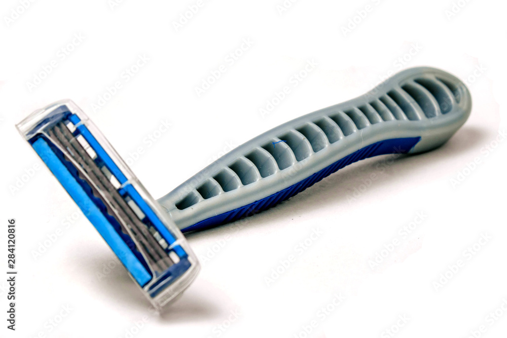 shaving razor isolated on a white background. shaving razor isolated on a white background.