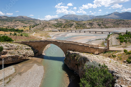 Historical Cendere Bridge in Adiyaman Province photo