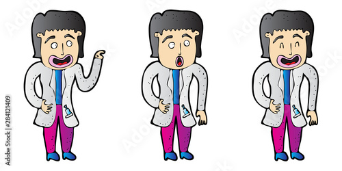 Explainer doctor character design