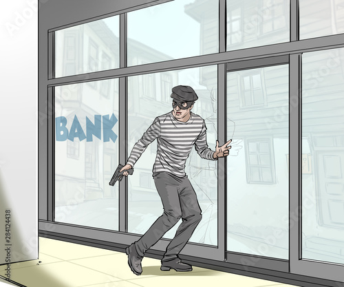 thief in the bank