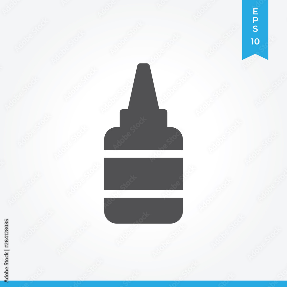 Glue vector icon, simple sign for web site and mobile app. Glue vector icon, simple sign for web site and mobile app.