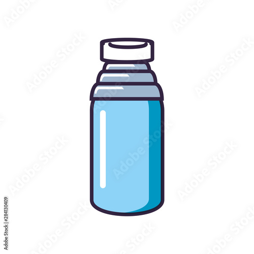 bottle plastic beverage isolated icon