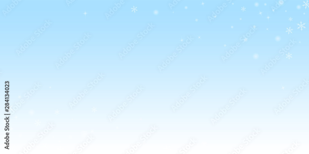 Sparse glowing snow Christmas background. Subtle f Sparse glowing snow Christmas background. Subtle f