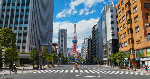  Tokyo tower in the city photo