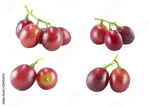 isolated red grape