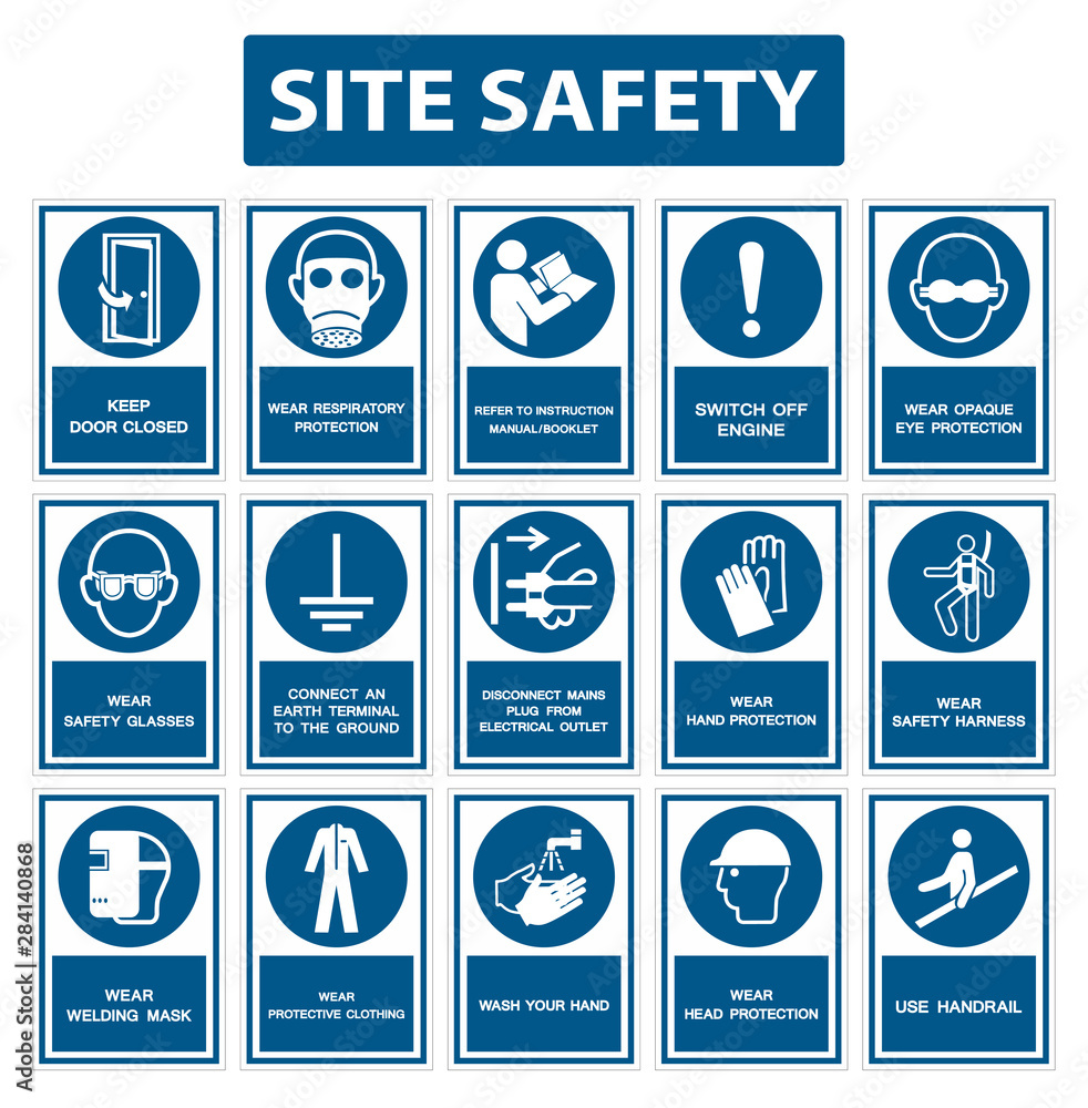 Safety PPE Must Be Worn Sign Isolate On White Background,Vector Illustration EPS.10 Safety PPE Must Be Worn Sign Isolate On White Background,Vector Illustration EPS.10