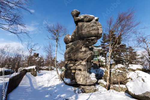 Fototapeta Skała formacja Wielbłąd Góry Stołowe 