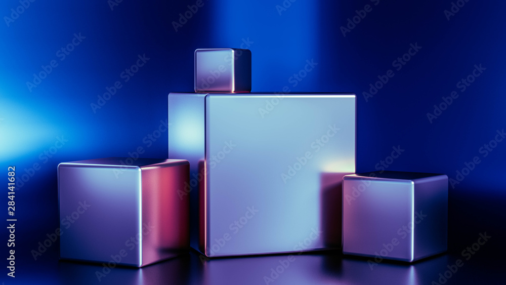 Beautiful, elegant background with a pedestal and a showcase. 3d illustration, 3d ..rendering. Beautiful, elegant background with a pedestal and a showcase. 3d illustration, 3d ..rendering.