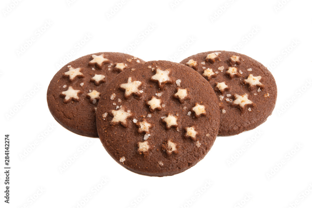 chocolate cookies with stars chocolate cookies with stars