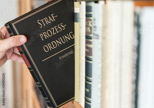 Obraz na płótnie Strafprozessordnung