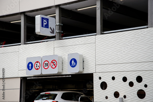 Parking garage photo