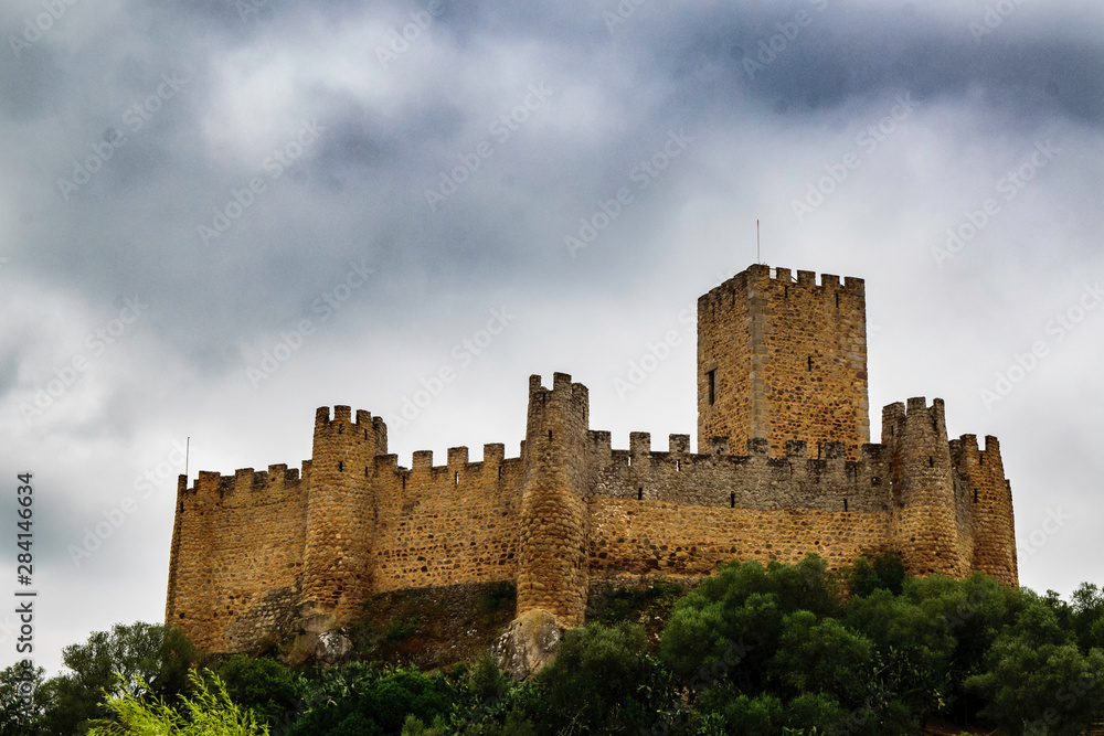 Yellow castle Almourol - Portugal