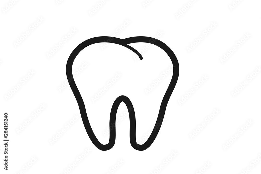tooth icon vector tooth icon vector