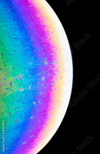 Incredible fancy soapy water pattern abstract background semicircle.