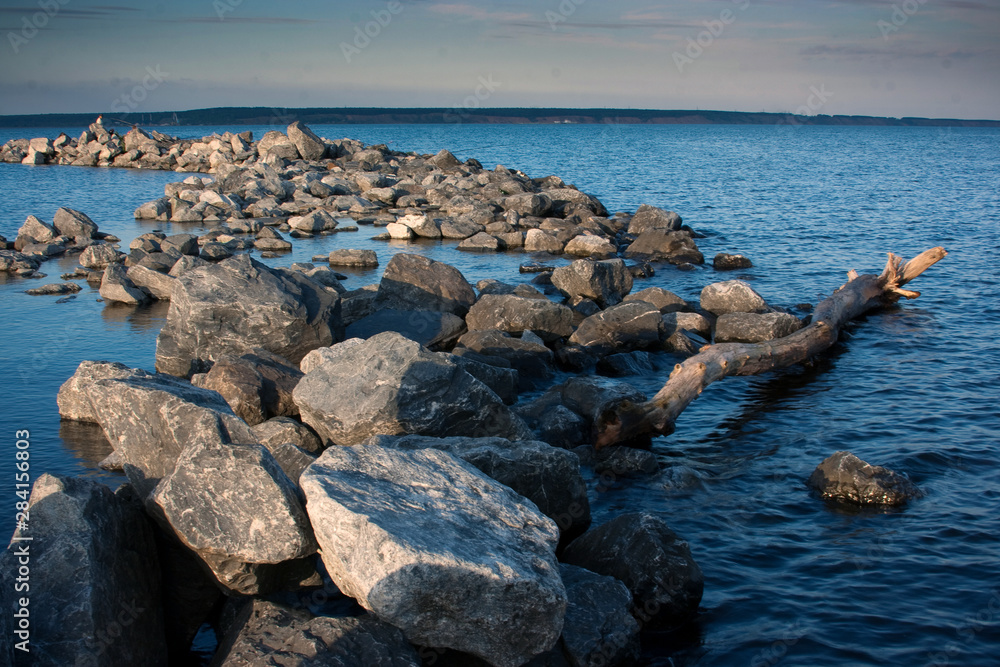 On the banks of the Volga river On the banks of the Volga river