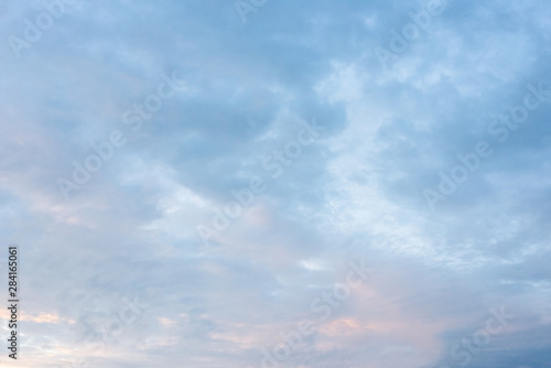 background of sunset clouds on heaven