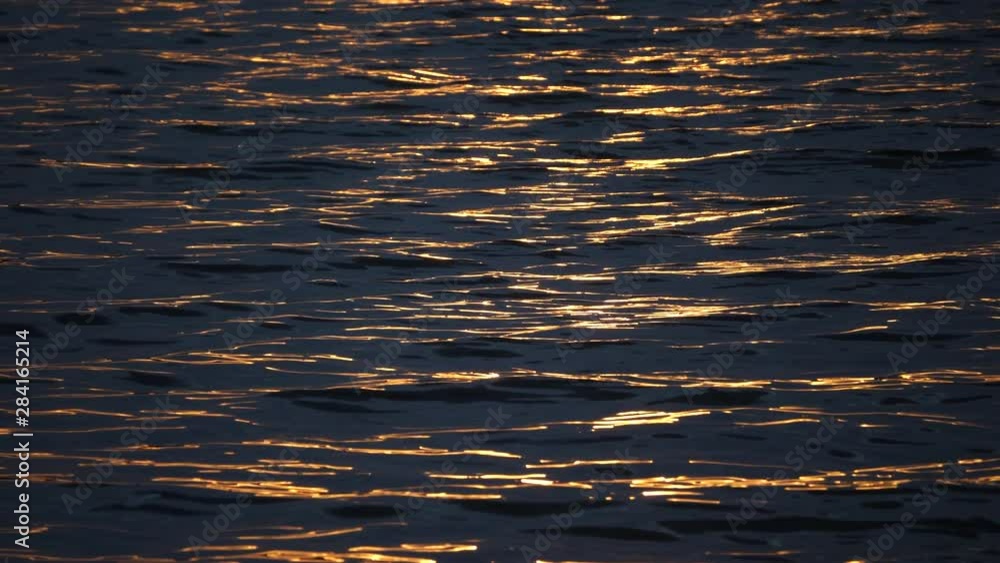 gold yellow water wave with sunset for background gold yellow water wave with sunset for background
