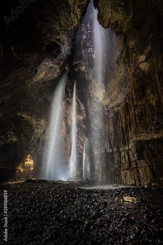 Vászonkép Gaping Gill Cave in Yorkshire dales