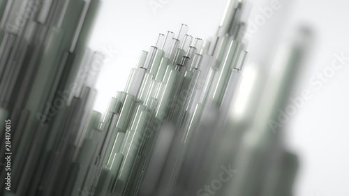 Geometry abstract background. 3d illustration  3d rendering.